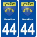 44  Mouzillon blason ville autocollant plaque stickers