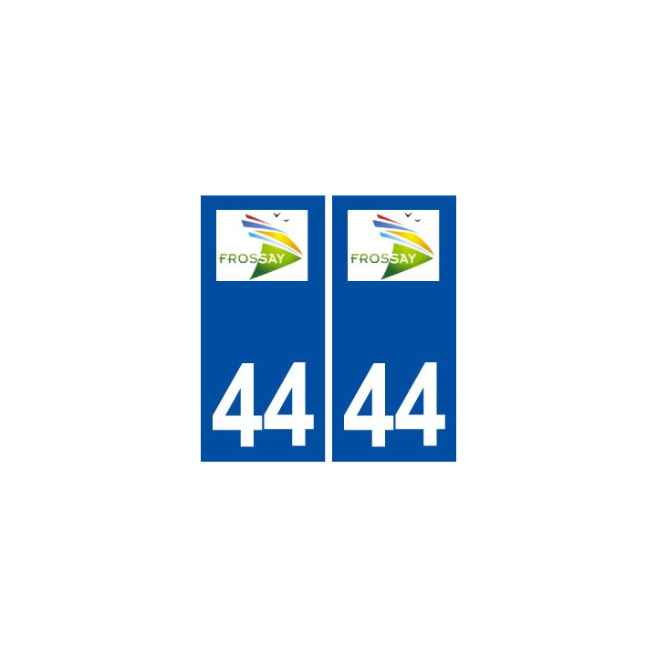 44  Frossay logo ville autocollant plaque stickers