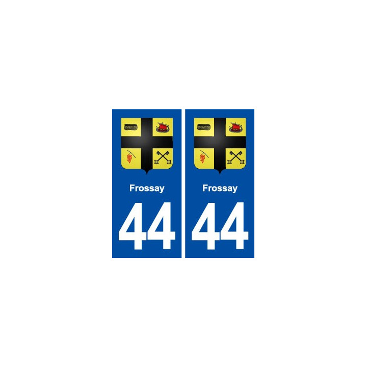 44  Frossay blason ville autocollant plaque stickers
