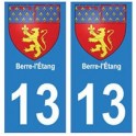 13 Berre Pond city sticker plate