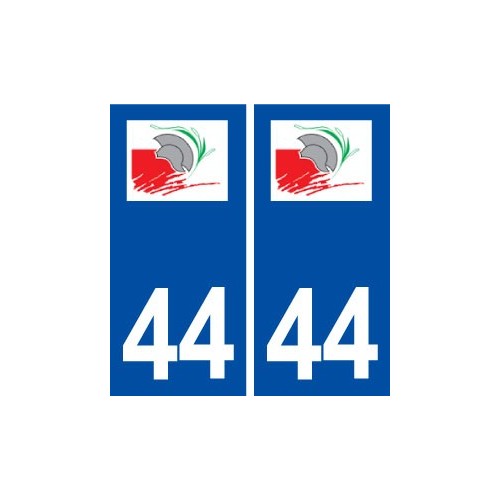 44  Petit Mars logo ville autocollant plaque stickers
