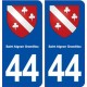 44  Saint Aignan Grandlieu blason ville autocollant plaque stickers