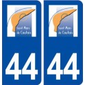 44  Saint Mars de Coutais logo ville autocollant plaque stickers