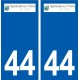 44  Aigrefeuille sur Maine logo ville autocollant plaque stickers