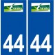 44  Varades logo ville autocollant plaque stickers