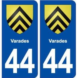 44  Varades blason ville autocollant plaque stickers