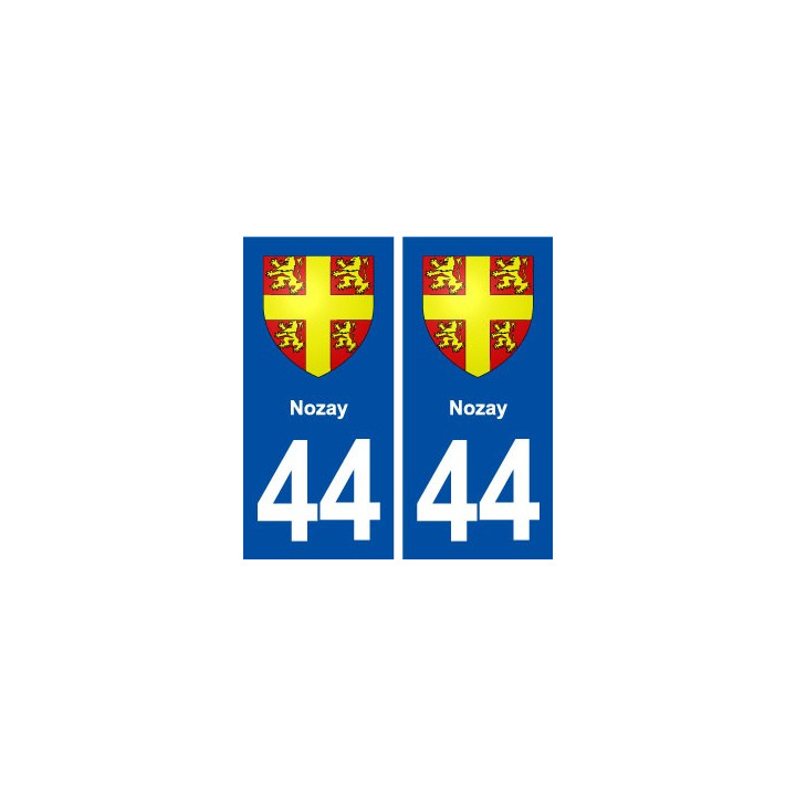 44  Nozay blason ville autocollant plaque stickers