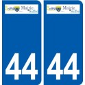 44  Saffré logo ville autocollant plaque stickers