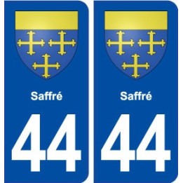 44  Saffré blason ville autocollant plaque stickers