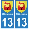 13 Chateaurenard city sticker plate