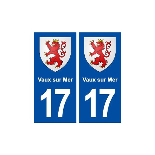 17 Vaux sur Mer blason ville autocollant plaque sticker