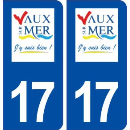 17 Vaux sur Mer logo autocollant plaque sticker