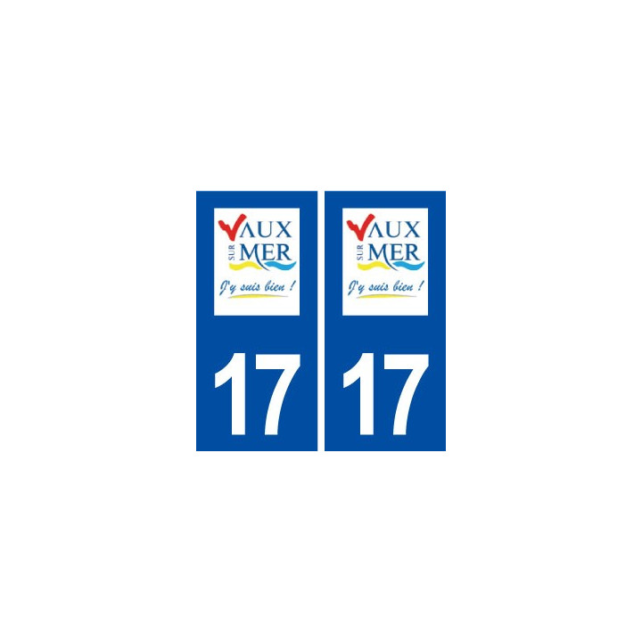 17 Vaux sur Mer logo autocollant plaque sticker