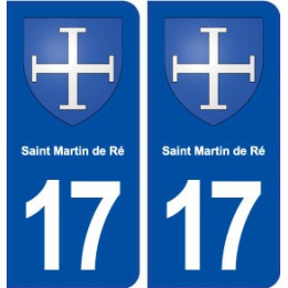 17 Saint Martin de Ré blason ville autocollant plaque sticker