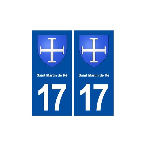 17 Saint Martin de Ré blason ville autocollant plaque sticker