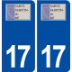 17 Saint Martin de Ré logo ville autocollant plaque sticker