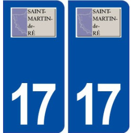 17 Saint Martin de Ré logo ville autocollant plaque sticker