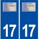 17 Saint Martin de Ré logo ville autocollant plaque sticker