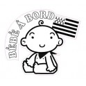 Aufkleber sticker Baby an Bord Bretagne Breizh Breton-logo 1