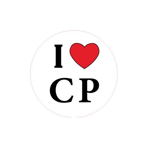 Autocollant I love CAP FERRET stickers adhésif