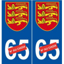 Jersey numéro au choix sticker autocollant plaque