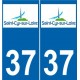 37 Saint-Cyr-sur-Loire Logo autocollant plaque stickers ville