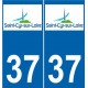 37 Saint-Cyr-sur-Loire Logo autocollant plaque stickers ville