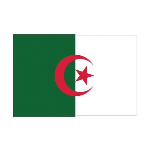Autocollant Drapeau Algeria sticker