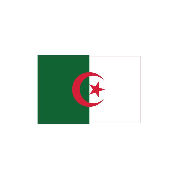 Autocollant Drapeau Algeria sticker