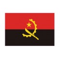 Pegatina de la Bandera de Angola etiqueta engomada de la pared de la bandera