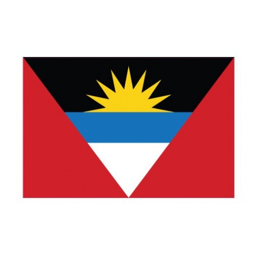 Autocollant Drapeau Antigua and Barbuda sticker