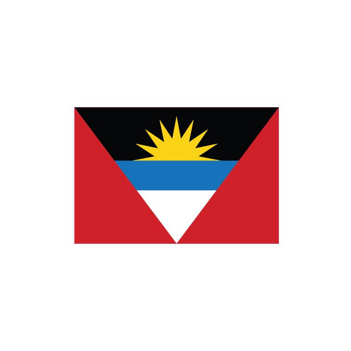 Autocollant Drapeau Antigua and Barbuda sticker