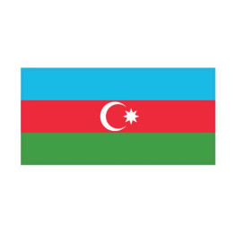 Autocollant Drapeau Azerbaijan sticker