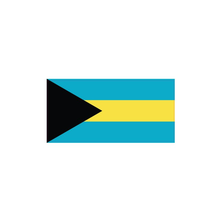 Autocollant Drapeau Bahamas sticker