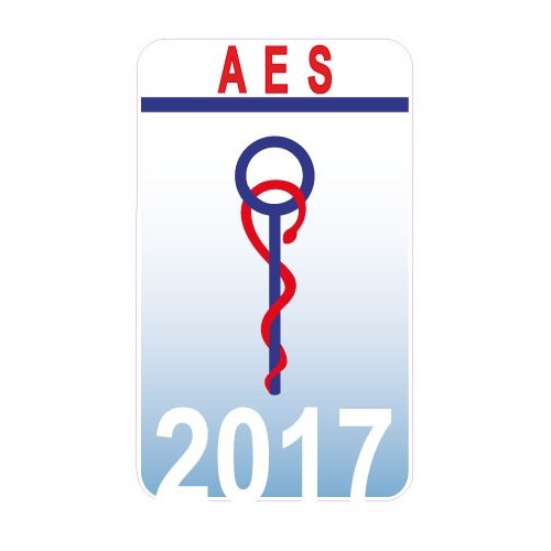 Caducée AES accompagnant Educatif Social Date au choix sticker