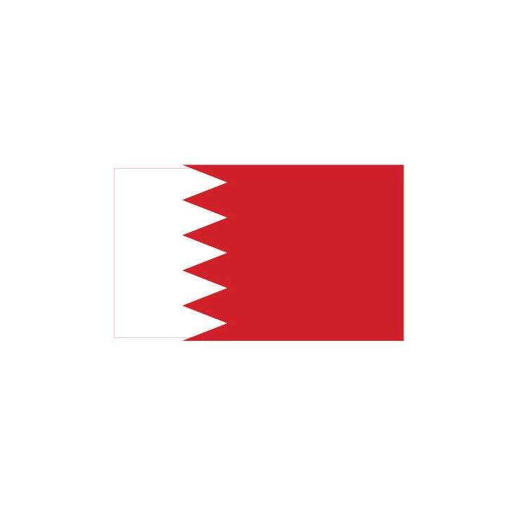 Autocollant Drapeau Bahrain Bahreïn sticker flag