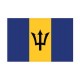 Autocollant Drapeau Barbados Barbade sticker flag