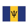 Autocollant Drapeau Barbados Barbade sticker flag
