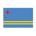 Autocollant Drapeau Aruba sticker flag