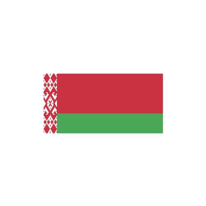 Autocollant Drapeau Belarus Bélarus sticker flag
