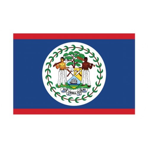 Autocollant Drapeau Belize sticker flag