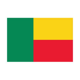 Autocollant Drapeau  Benin Bénin sticker flag