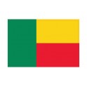 Autocollant Drapeau  Benin Bénin sticker flag