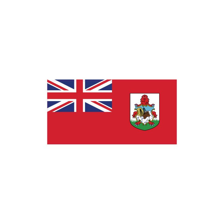 Autocollant Drapeau Bermuda Bermudes sticker flag