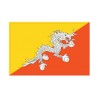 Autocollant Drapeau  Bhutan Bhoutan  sticker flag