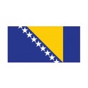 Aufkleber-Fahne Bosnia and Herzegovina Bosnien und Herzegowina sticker flag