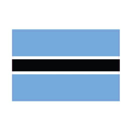Autocollant Drapeau Botswana sticker flag