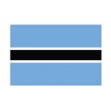 Pegatina de la Bandera de Botswana pegatina de la bandera