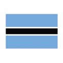 Autocollant Drapeau Botswana sticker flag