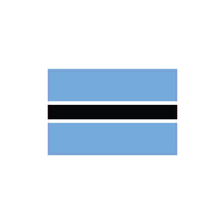 Autocollant Drapeau Botswana sticker flag